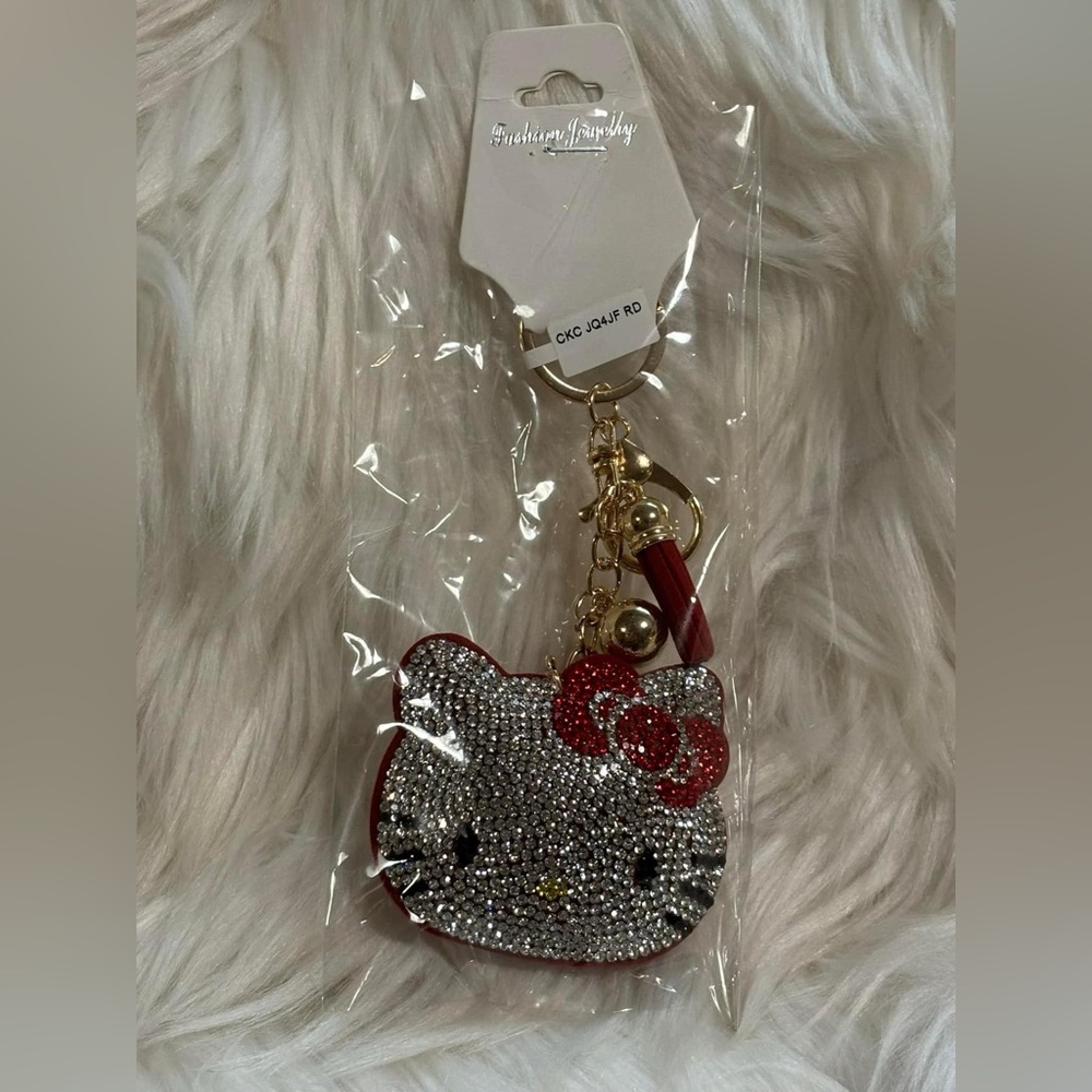 Bling Hello Kitty Key Chain NEW - Picture 4 of 4